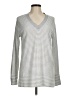 Tommy Hilfiger 100% Cotton Silver Pullover Sweater Size M - photo 1