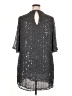 River Island 100% Polyester Silver Cocktail Dress Size 18 - photo 2