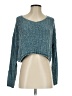LA Hearts 100% Polyester Metallic Teal Pullover Sweater Size XS - photo 1