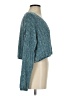 LA Hearts 100% Polyester Metallic Teal Pullover Sweater Size XS - photo 4