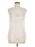 Gil Santucci Ivory White Sleeveless Blouse Size EU (IT) 42 / US 6 - photo 1