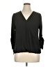 Beacon 100% Polyester Black 3/4 Sleeve Blouse Size XL - photo 1