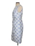 Carlisle Checkered-gingham Blue Casual Dress Size 4 - photo 5