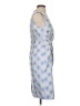 Carlisle Checkered-gingham Blue Casual Dress Size 4 - photo 4