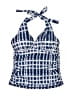 La Blanca Tweed Blue Swimsuit Top Size S (estimated) - photo 1