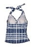 La Blanca Tweed Blue Swimsuit Top Size S (estimated) - photo 2