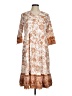 Unbranded 100% Polyester Paisley Ivory Casual Dress Size M - photo 1