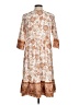 Unbranded 100% Polyester Paisley Ivory Casual Dress Size M - photo 2