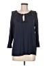 Soft Surroundings Blue 3/4 Sleeve Top Size M - photo 1