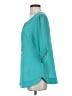 Pomelo 100% Polyester Teal 3/4 Sleeve Blouse Size S - photo 5