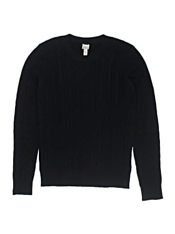 Aqua Cashmere Pullover Sweater (view 1)