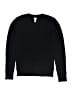 Aqua 100% Cashmere Solid Black Cashmere Pullover Sweater Size XL (kids) - photo 1