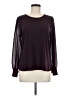 Calvin Klein Burgundy Long Sleeve Blouse Size M - photo 1