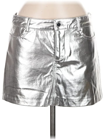 Mango Faux Leather Skirt (view 1)