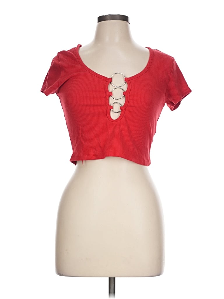 Pre-owned Assorted Brands Short Sleeve T-shirt In Red