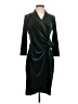 Halston Teal Cocktail Dress Size 2 - photo 1