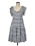 Max Studio Stripes Gray Casual Dress Size M - photo 1