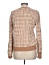 Ann Taylor Factory 100% Cotton Houndstooth Tan Pullover Sweater Size L - photo 2