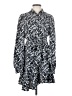 Express 100% Polyester Animal Print Gray Casual Dress Size XS - photo 1