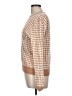 Ann Taylor Factory 100% Cotton Houndstooth Tan Pullover Sweater Size L - photo 5