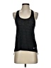 Nike 100% Polyester Black Active Tank Size S - photo 1