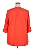 Unbranded Solid Orange 3/4 Sleeve T-Shirt Size 2X - photo 2