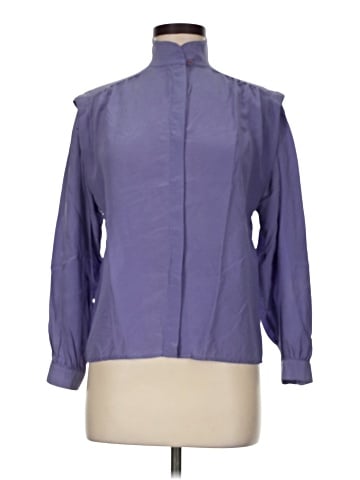 Condor Long Sleeve Silk Top (view 1)