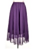 Unbranded 100% Polyester Purple Formal Skirt Size 2X - photo 1
