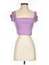 Rusttydustty Purple Short Sleeve Top Size S - photo 1