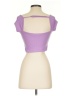 Rusttydustty Purple Short Sleeve Top Size S - photo 2