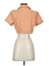 Shein Orange Short Sleeve Blouse Size 4 - photo 2