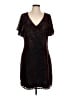 Julie Brown 100% Polyester Stars Black Cocktail Dress Size 12 - photo 1