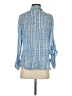 Cloth & Stone Blue 3/4 Sleeve Blouse Size XS - photo 2