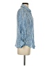 Cloth & Stone Blue 3/4 Sleeve Blouse Size XS - photo 4