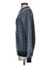 PETER MILLAR Chevron-herringbone Blue Wool Sweater Size S - photo 5