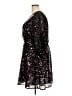 City Chic 100% Polyester Stars Black Cocktail Dress Size 18 - photo 5