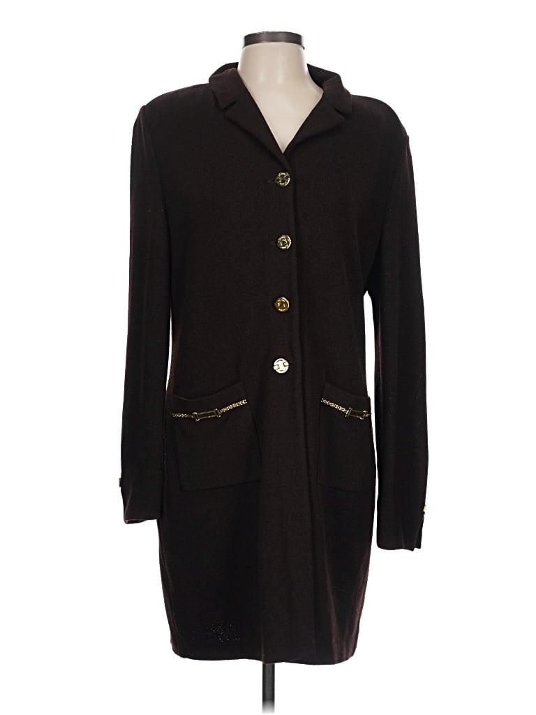 Pre-owned St. John Collection By Marie Gray St. John By Marie Gray Coat In Black