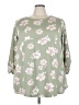 Bobeau Green 3/4 Sleeve T-Shirt Size 3X - photo 1