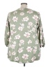 Bobeau Green 3/4 Sleeve T-Shirt Size 3X - photo 2