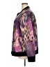 Bebe Sport Animal Print Graphic Purple Track Jacket Size 2X - photo 5