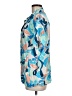 Old Navy 100% Viscose Tropical Blue Short Sleeve Blouse Size M - photo 5
