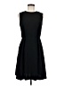 Zara Basic Solid Black Cocktail Dress Size M - photo 1