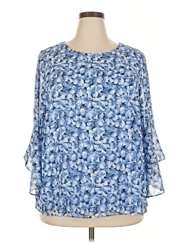Kasper 3/4 Sleeve Blouse (view 1)
