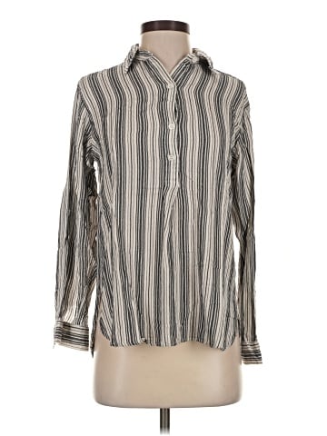 Max Studio Long Sleeve Button-Down Shirt (view 1)