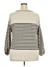 Max Studio Stripes Ivory Pullover Sweater Size 2X - photo 2
