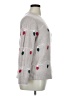 Cupcakes & Cashmere Hearts Gray Pullover Sweater Size 1X - photo 4