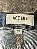 AGOLDE 100% Cotton Blue Jeans Size 24 waist - photo 7