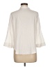 Semir Ivory 3/4 Sleeve Button-Down Shirt Size M - photo 2