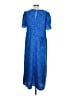 Primark 100% Polyester Blue Casual Dress Size 12 - photo 2