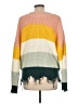Main Strip 100% Acrylic Color Block Yellow Pullover Sweater Size L - photo 2